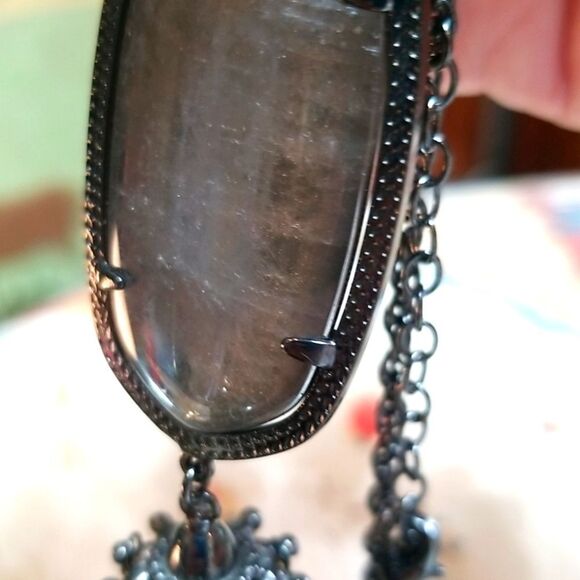 KENDRA SCOTT GUNMETAL RAYNE WITH DAZZLING SILVER STONE!!! NWOT!!! - Picture 5 of 5